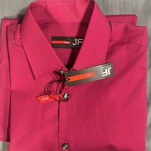 JF Men’s Slim Fit Men’s Shirt (Aragon Purlple) new w/tags